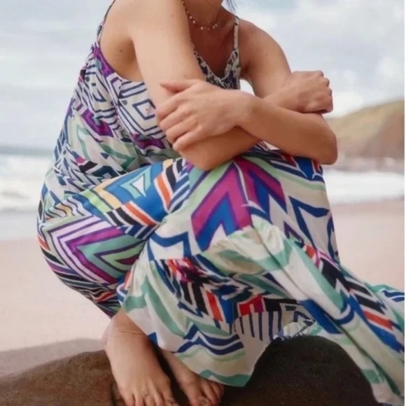 NWT ANTHROPOLOGIE  Printed Malika Dress XS - Picture 3 of 5